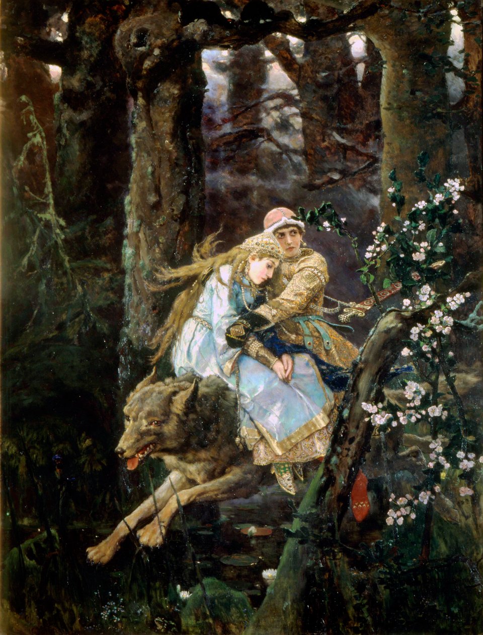 Tsarévitch Ivan chevauchant le loup gris, 1889 - Viktor Mikhaylovich Vasnetsov