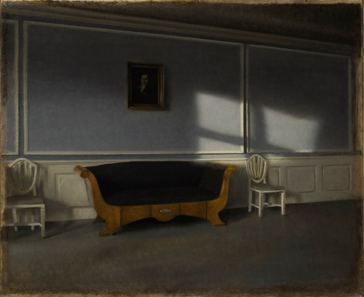 Lumière du soleil dans le salon III, 1905 - Vilhelm Hammershøi