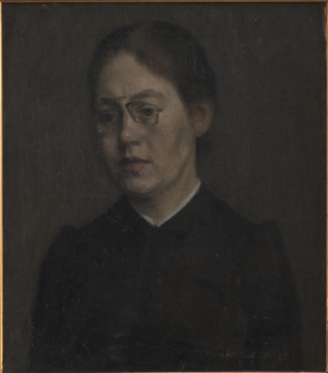 La peintre Elisabeth Wandel - Vilhelm Hammershøi