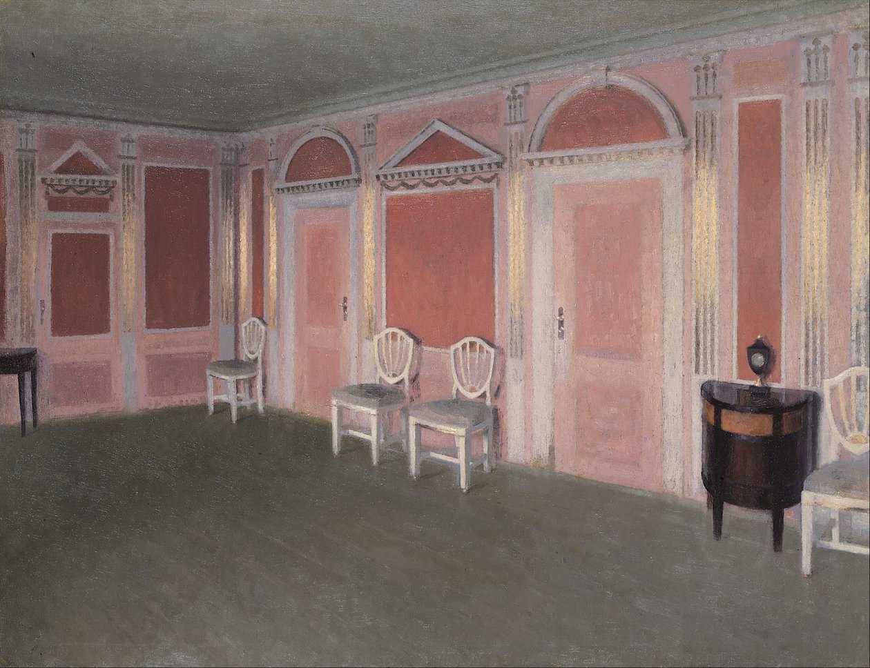 Intérieur de style Louis XVI. De la maison de l