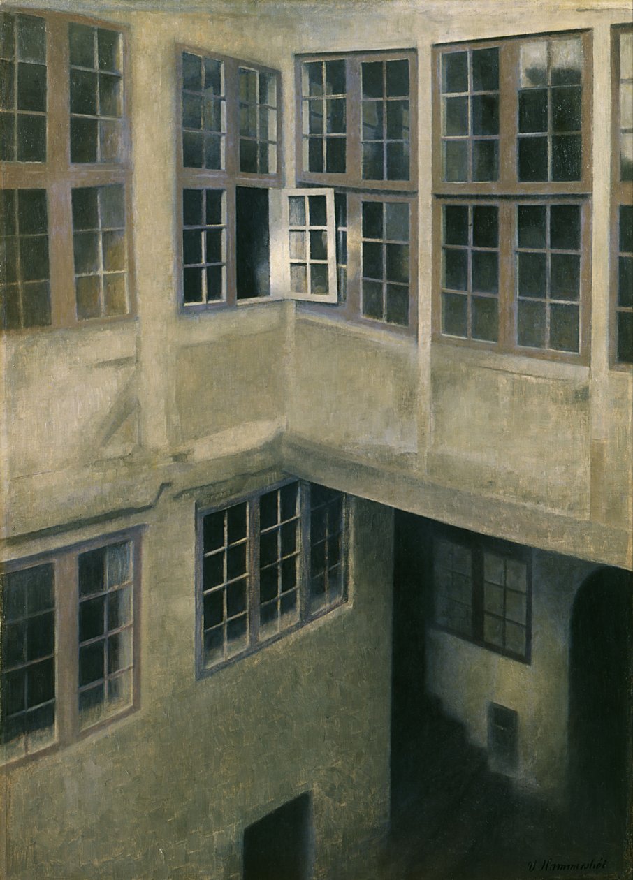 Intérieur de cour, Strandgade 30 - Vilhelm Hammershøi