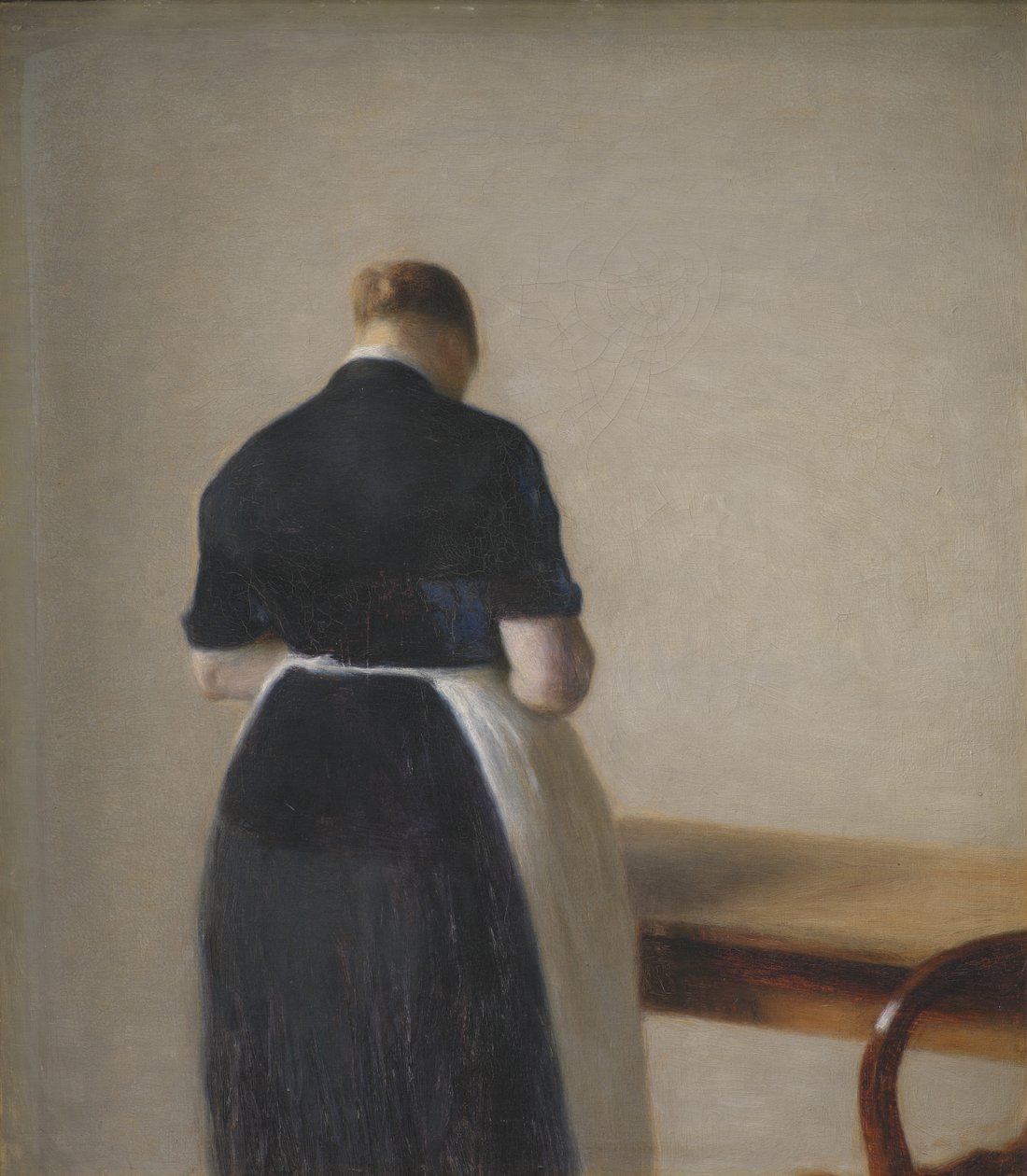 Femme vue de dos - Vilhelm Hammershøi