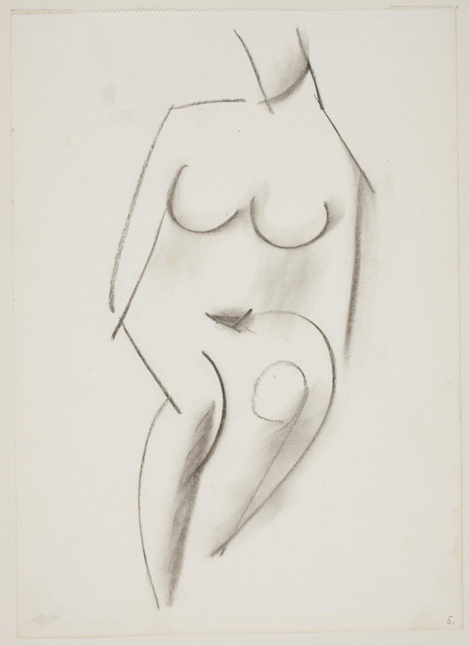 Femme Nue Assise Vue de Face - Vilhelm Lundstrøm
