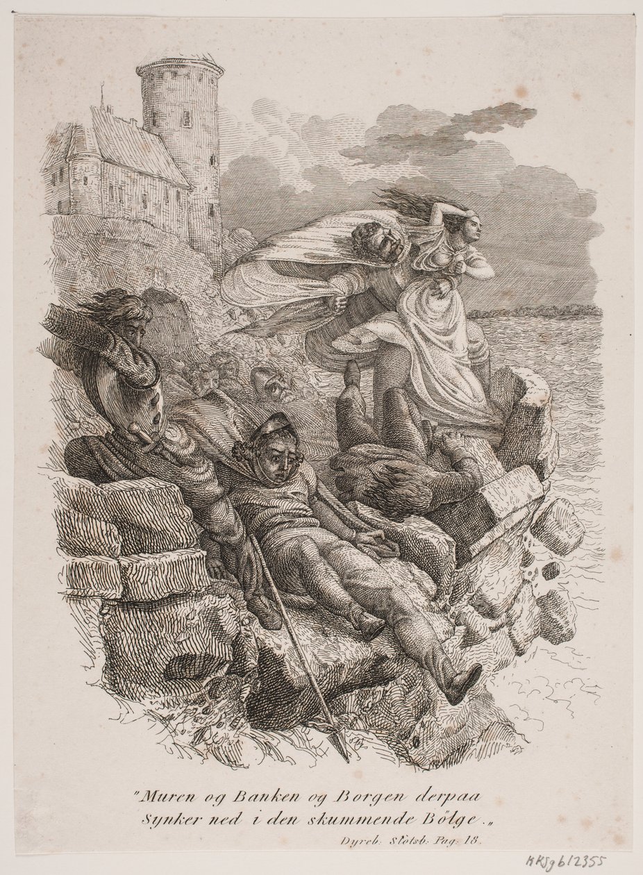 Vignette pour le recueil de poèmes de Th. Wiborg "En Mollaccord" - Vilhelm Pedersen