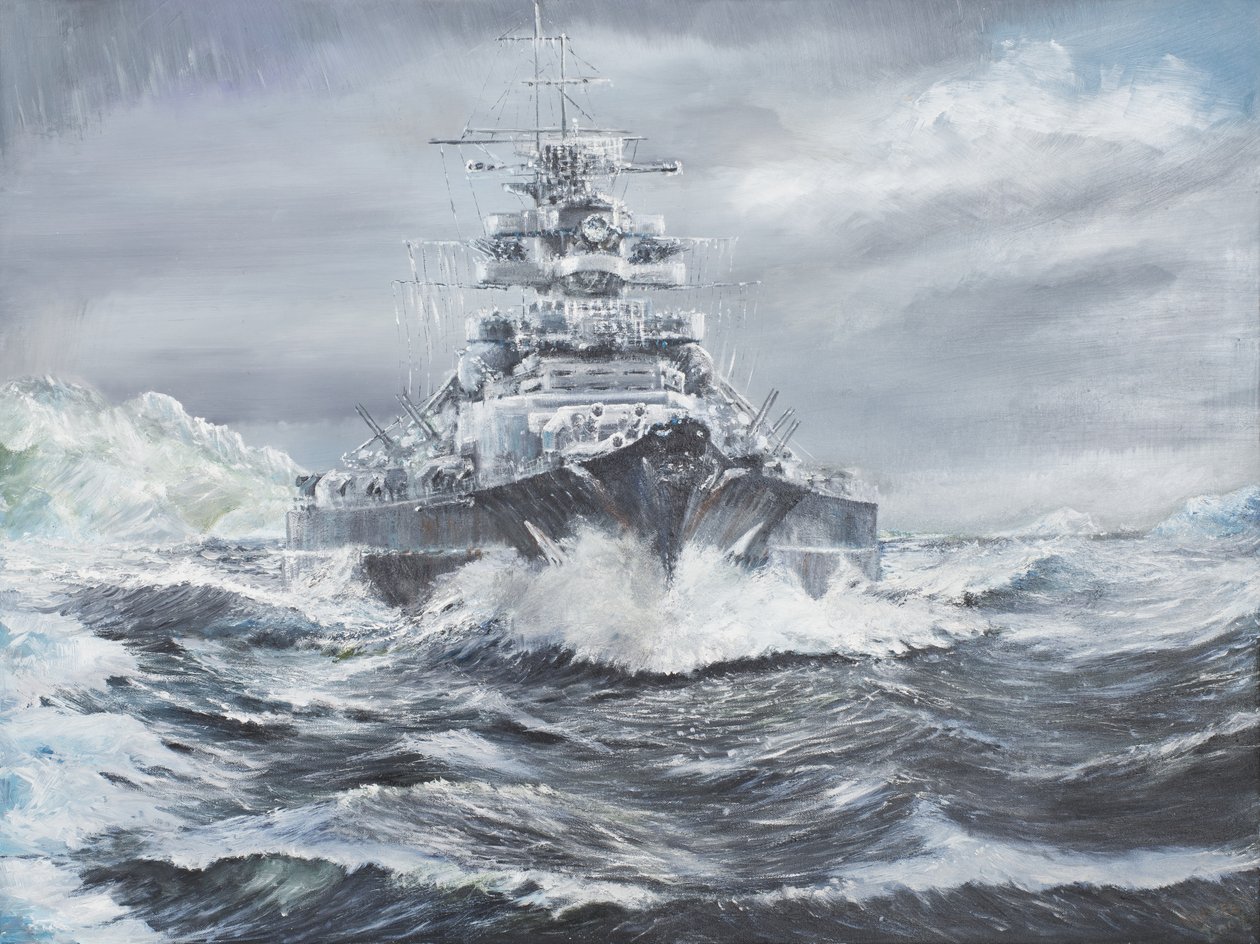 Bismarck au large de la côte du Groenland 1900hrs 23 mai 1941, 2007 - Vincent Alexander Booth