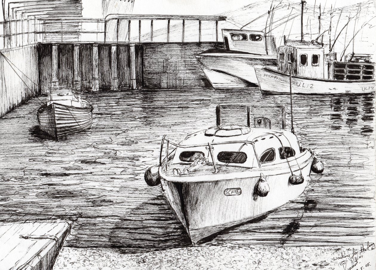 Bateaux à Islay Écosse, 2005 - Vincent Alexander Booth