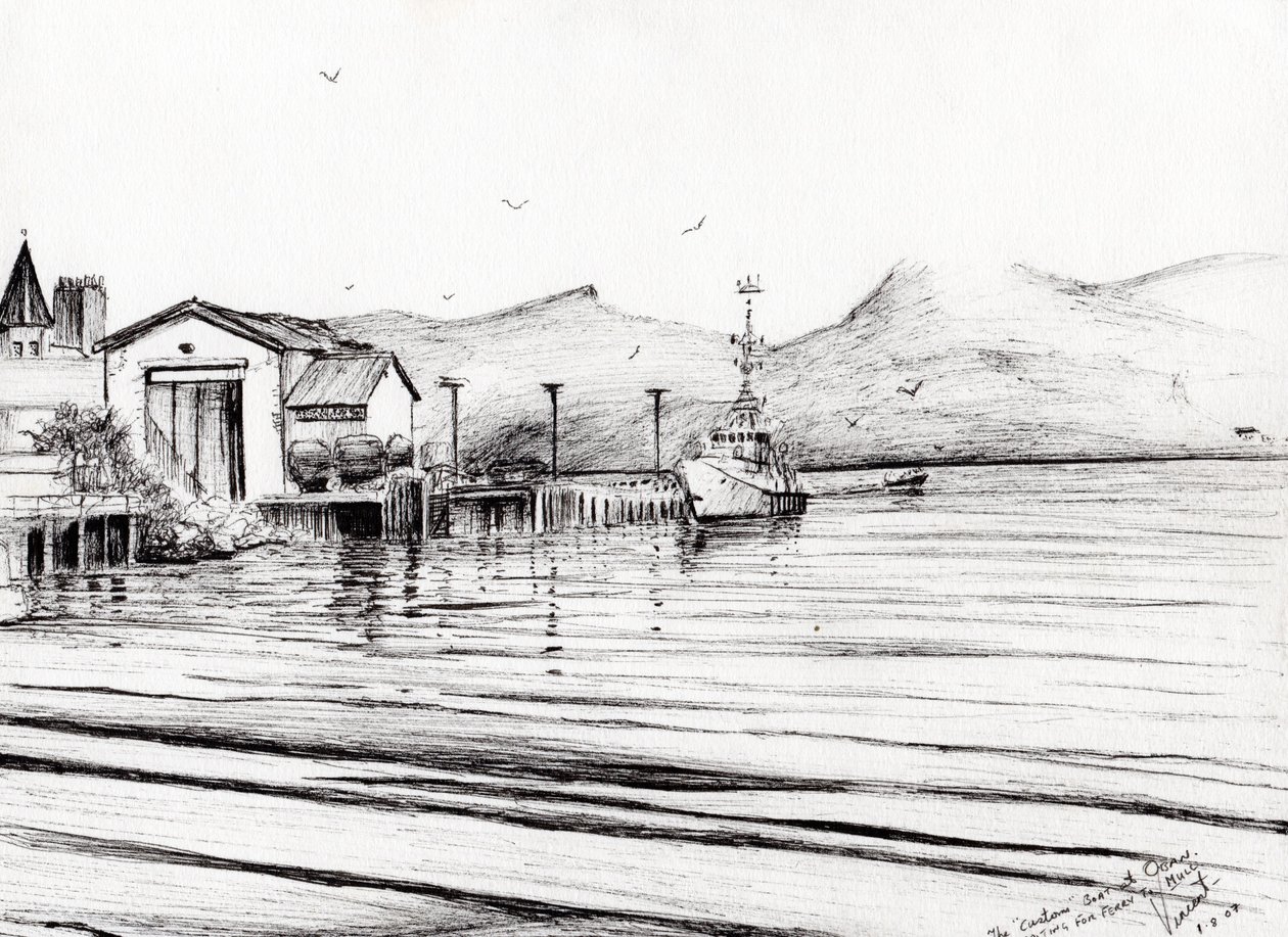 Bateau des douanes à Oban, 2007 - Vincent Alexander Booth