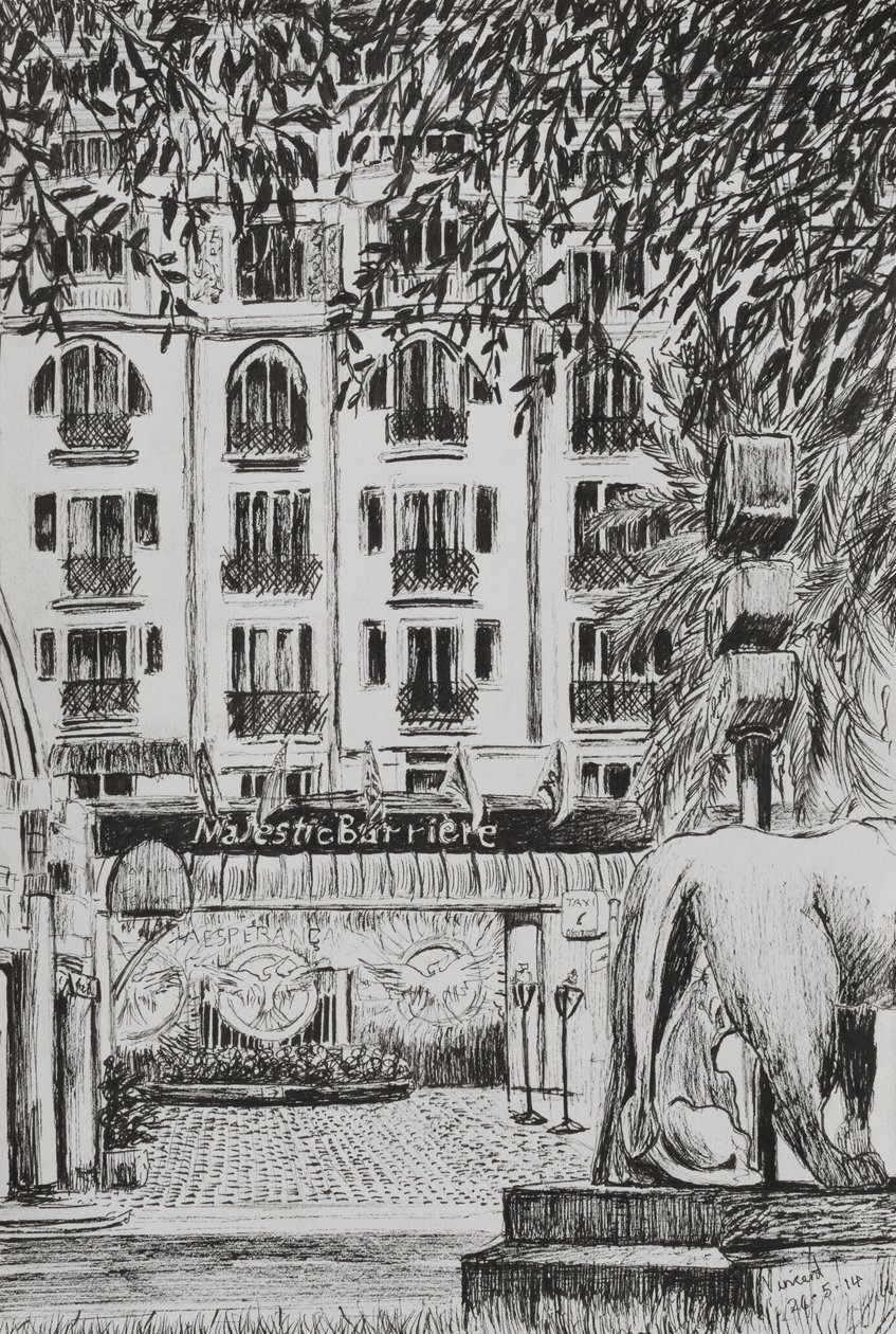 Entrée de la mode du festival de Cannes Majestic, 2014 - Vincent Alexander Booth