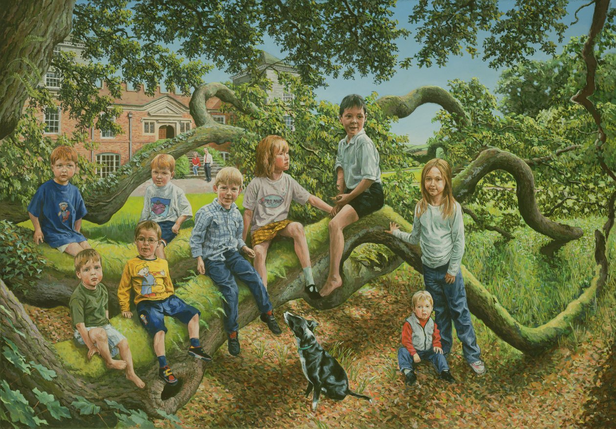 Lord et Lady Boyd et leurs petits-enfants, 2001 - Vincent Yorke