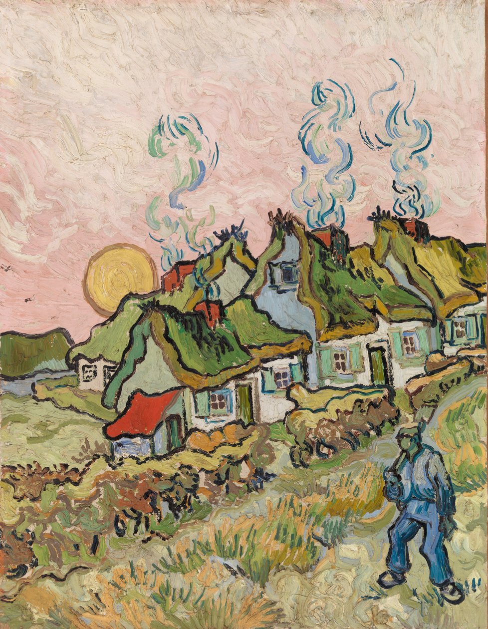 Maisons et figure - Vincent van Gogh