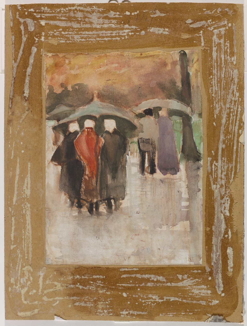 Sous la pluie, 1882 - Vincent van Gogh