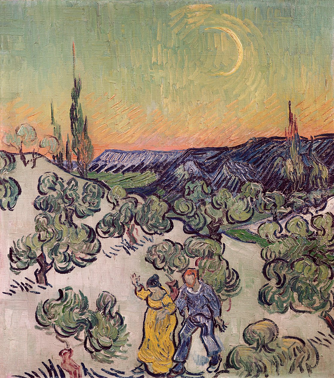 Paysage au clair de lune, 1889 - Vincent van Gogh