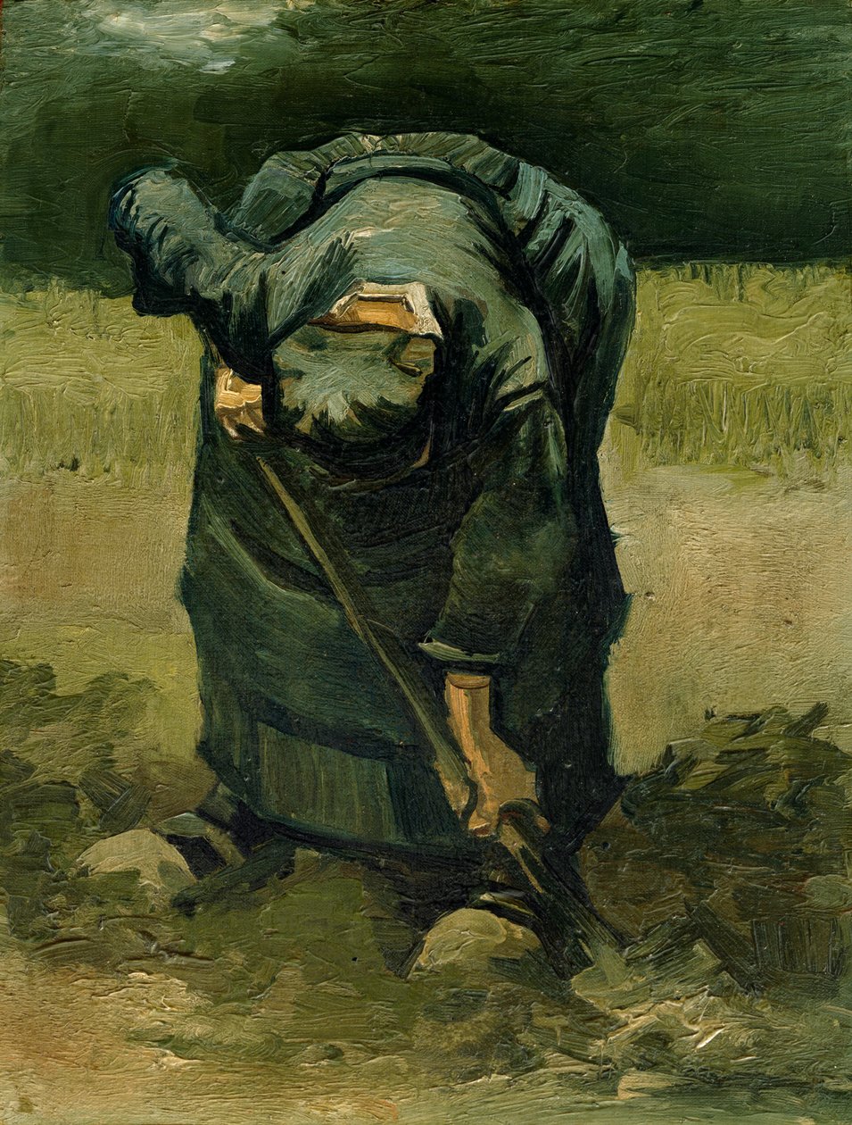 Paysanne creusant, 1885 - Vincent van Gogh