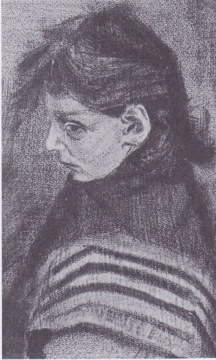 Fille de Sien avec une Écharpe - Vincent van Gogh