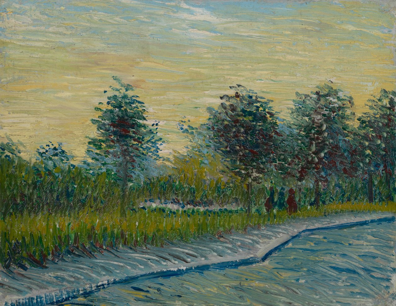 Place Saint-Pierre au coucher du soleil - Vincent van Gogh