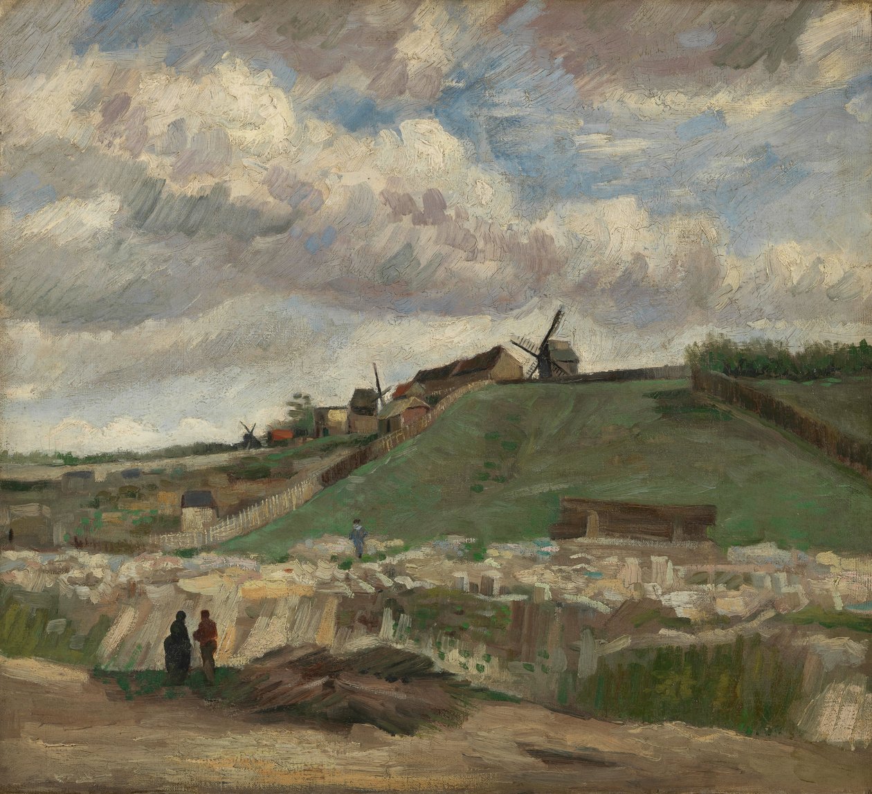 La colline de Montmartre avec carrière de pierre - Vincent van Gogh