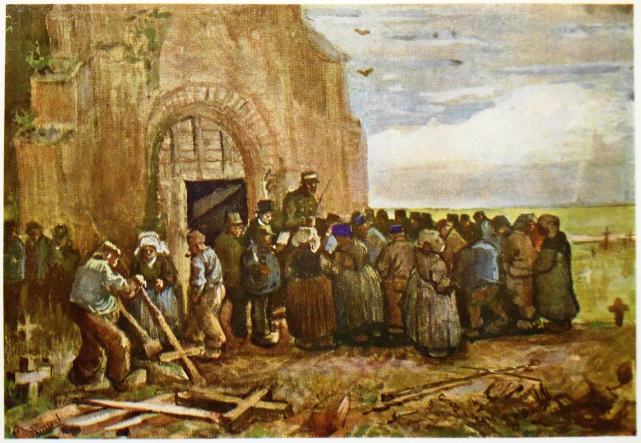 La vente des croix du cimetière - Vincent van Gogh