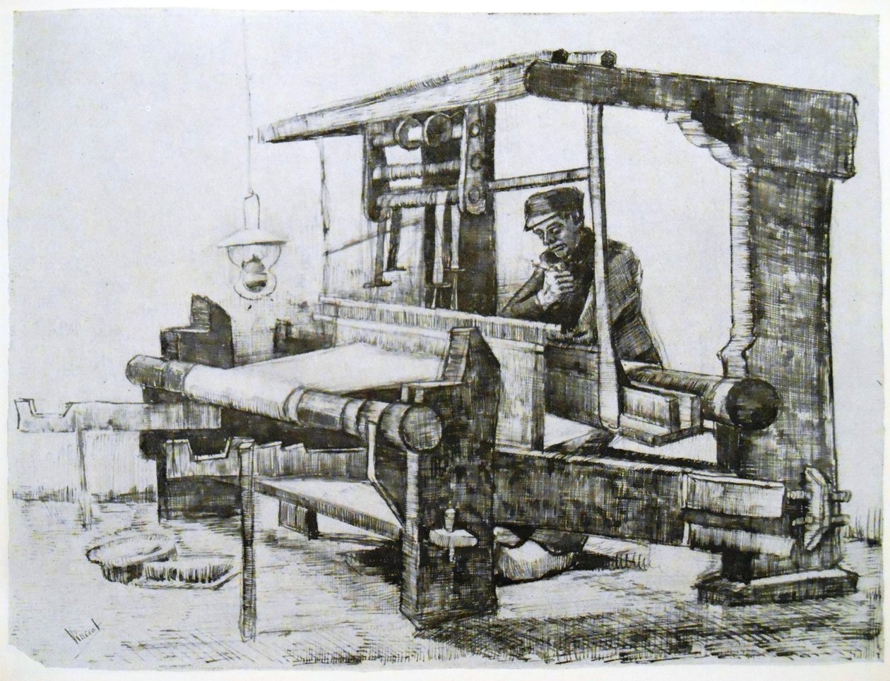 Le tisserand à son métier - Vincent van Gogh