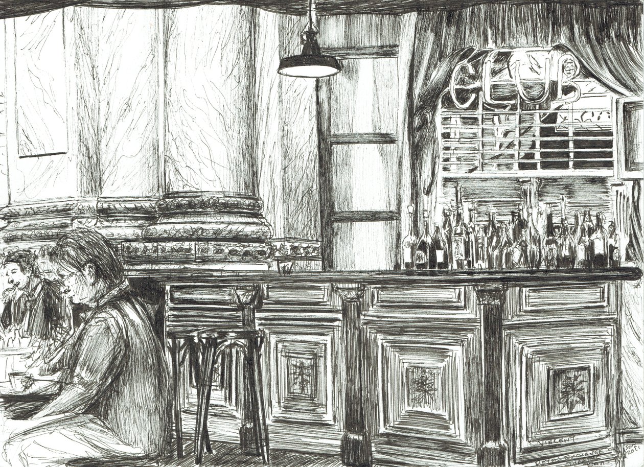 Café à la Bourse Royale, Manchester, 2011 - Vincent Alexander Booth