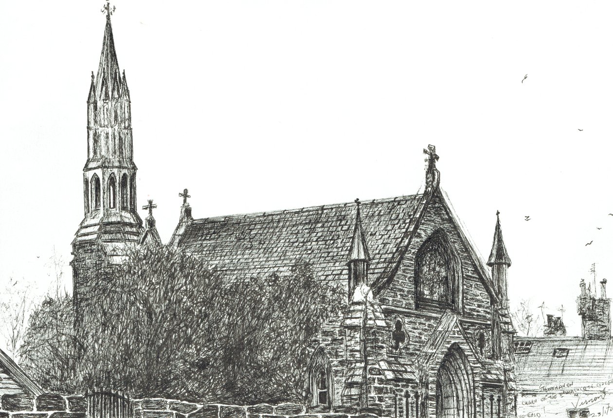 Église à Stonehaven, Écosse, 2007 - Vincent Alexander Booth