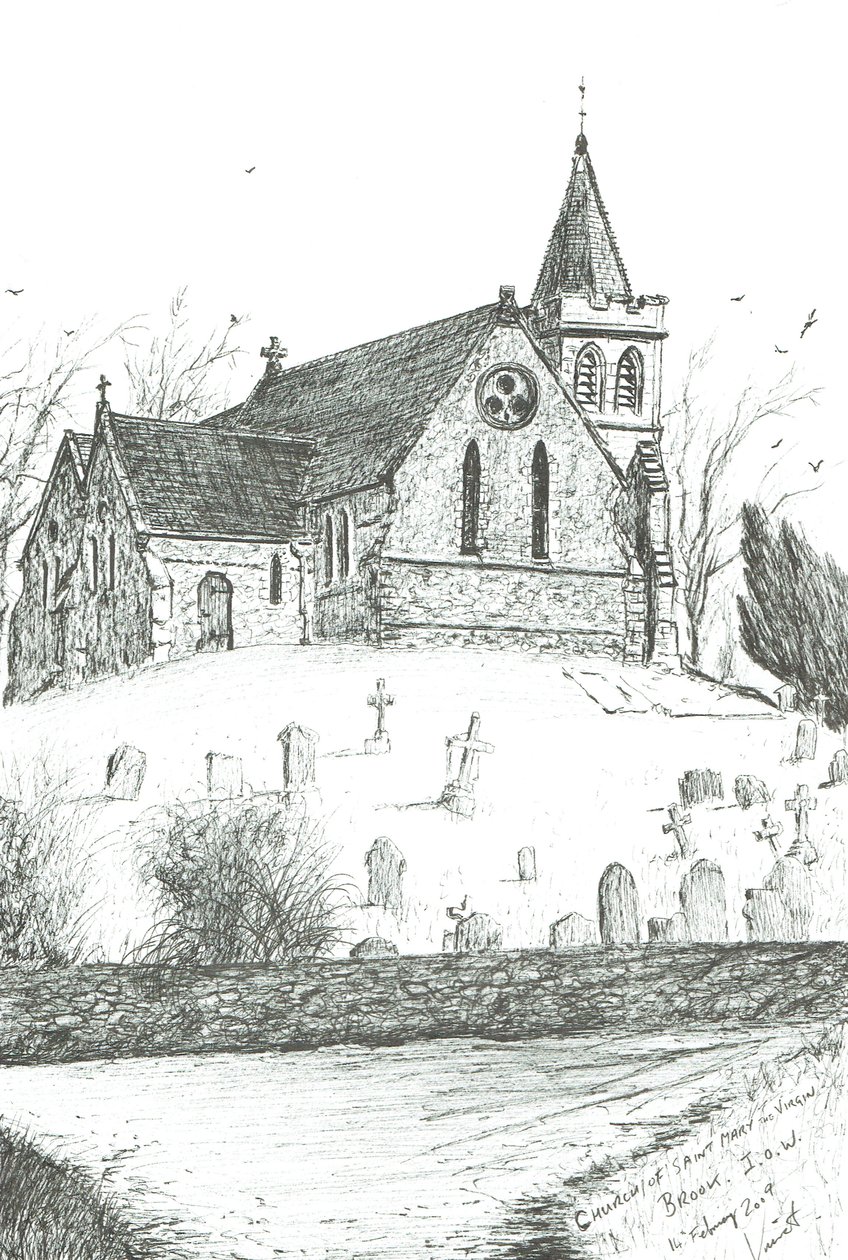 Église de Sainte Marie la Vierge, Brook, I.O.W., 2009 - Vincent Alexander Booth