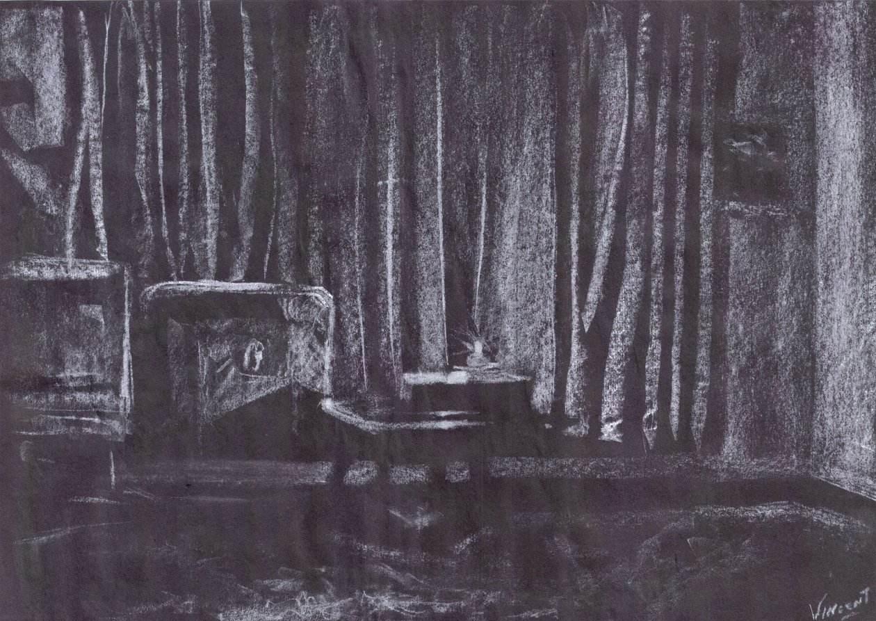 Rideaux à la lumière des bougies - Vincent Alexander Booth