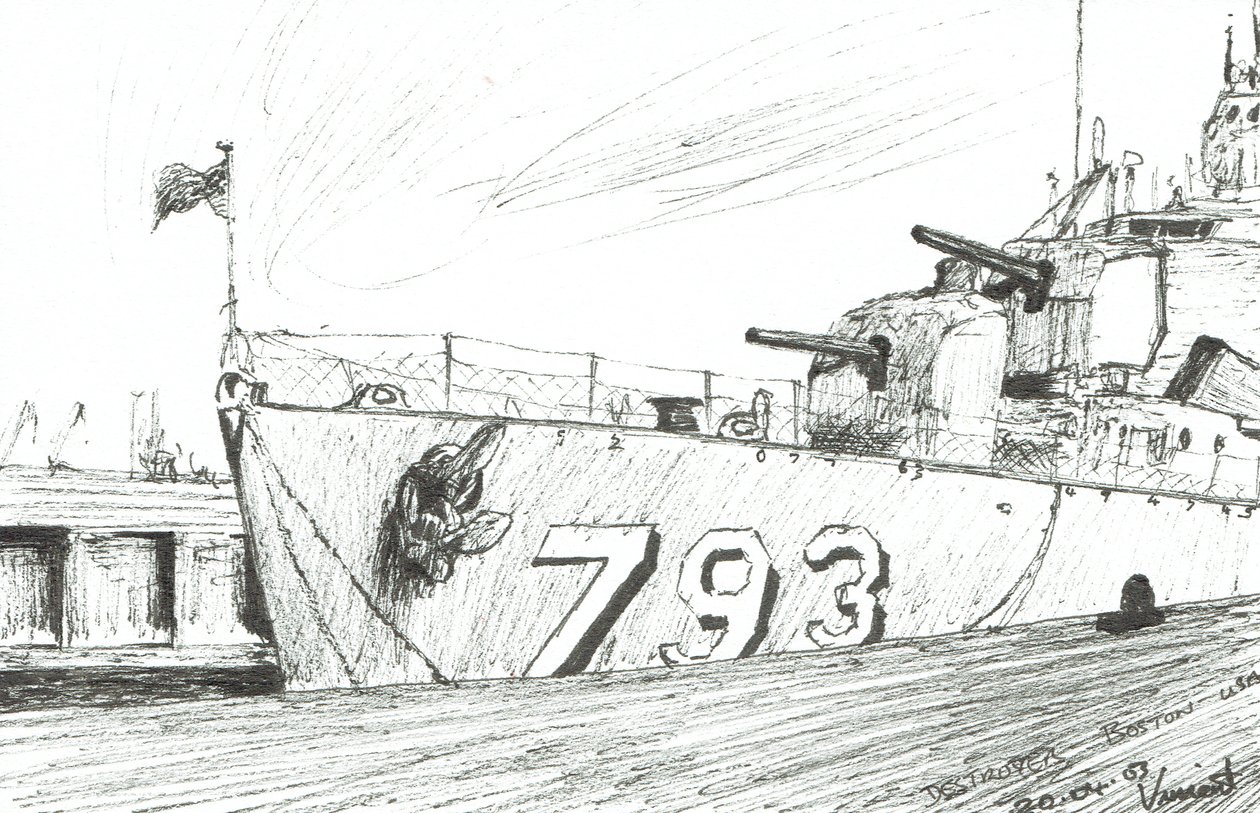 Destroyer 793 Boston Maritime Museum, 2003 - Vincent Alexander Booth