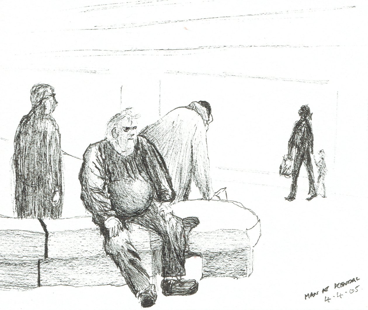 Homme à Kendal, 2005 - Vincent Alexander Booth