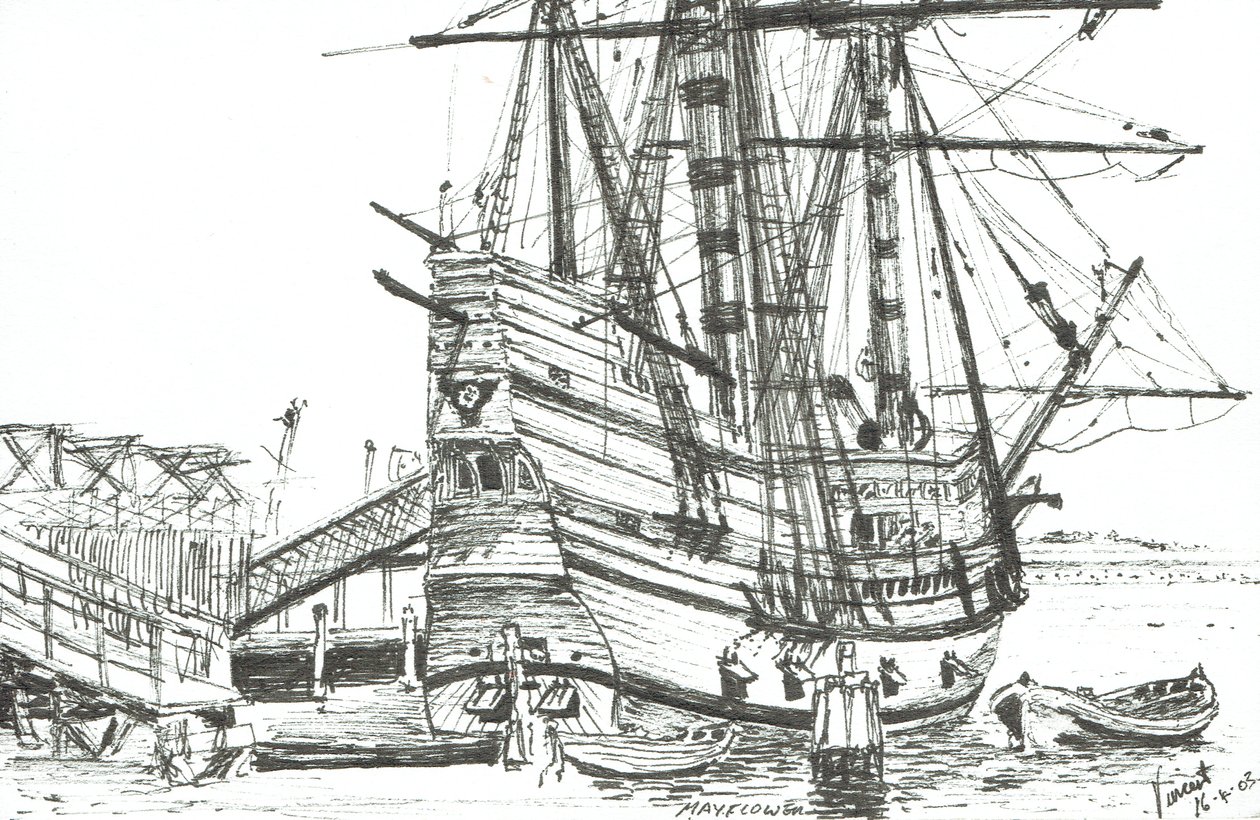 Le Mayflower, Plymouth, Massachusetts. 2003 - Vincent Alexander Booth