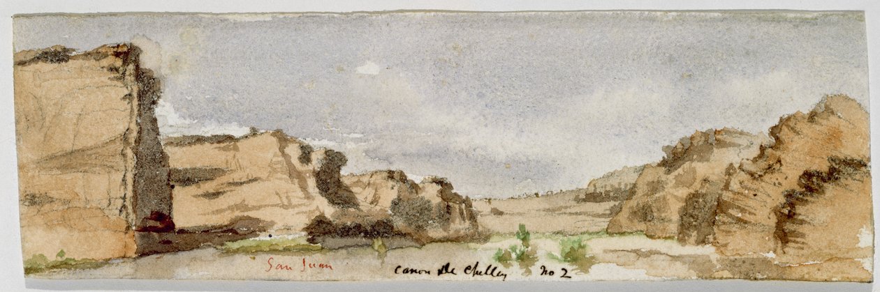 San Juan Canyon de Chelly No. 2 (Canyon de Chelly, Arizona), 1869-1871 - Vincent Colyer