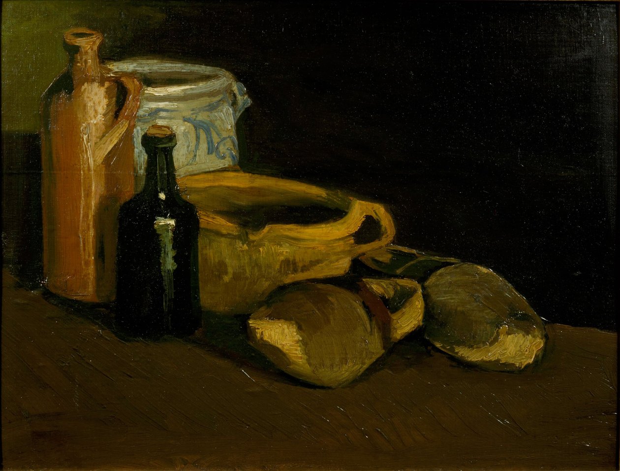 Nature morte avec sabots et pots, 1884 - Vincent van Gogh