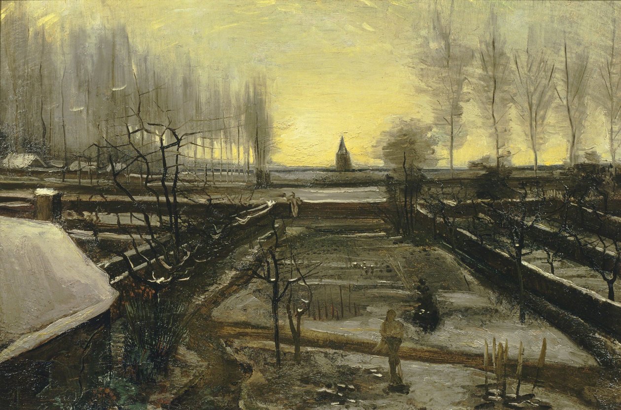 Le jardin du presbytère à Nuenen sous la neige, 1885 - Vincent van Gogh