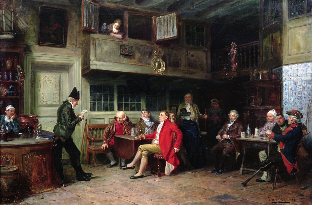 Intérieur de pub avec foule - Vincent Stoltenberg Lerche