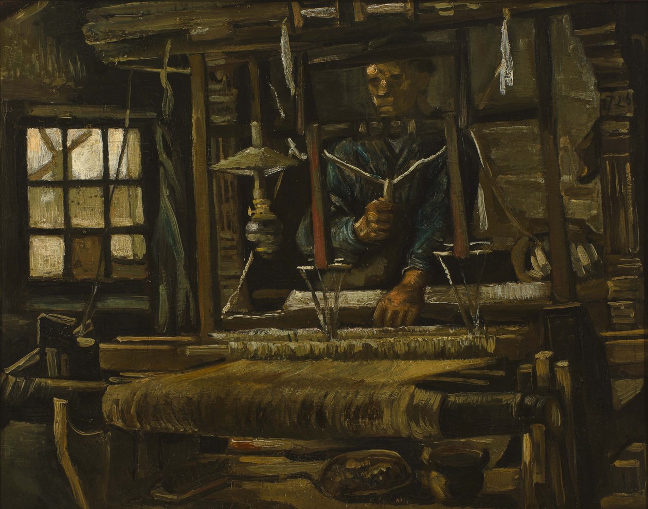 Cottage de tisserand - Vincent van Gogh