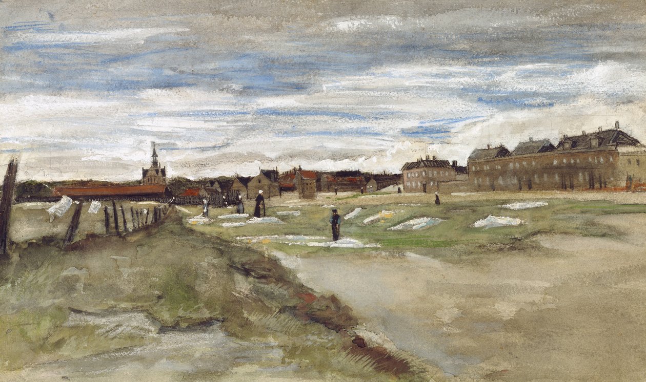 "Blanchisserie à Scheveningen (recto) ; Femme de Scheveningen (verso) - Vincent van Gogh