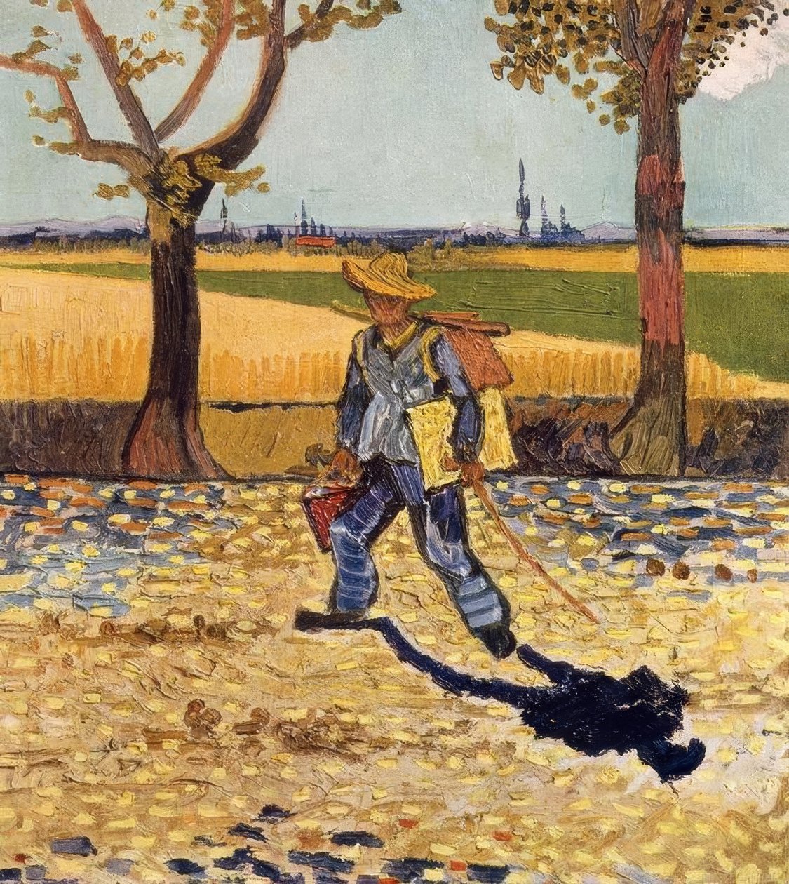 Le peintre en route pour le travail - Vincent van Gogh