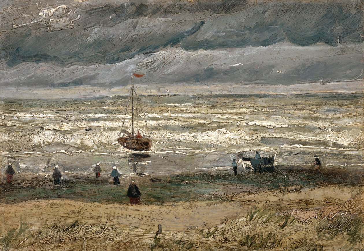 Néerlandais : Zeegezicht bij Scheveningen Vue de la mer à Scheveningen - Vincent van Gogh