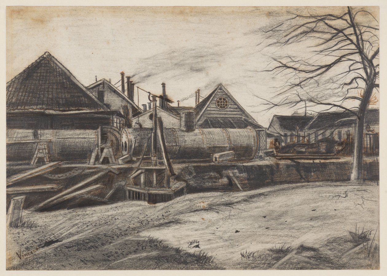 Usine à La Haye - Vincent van Gogh