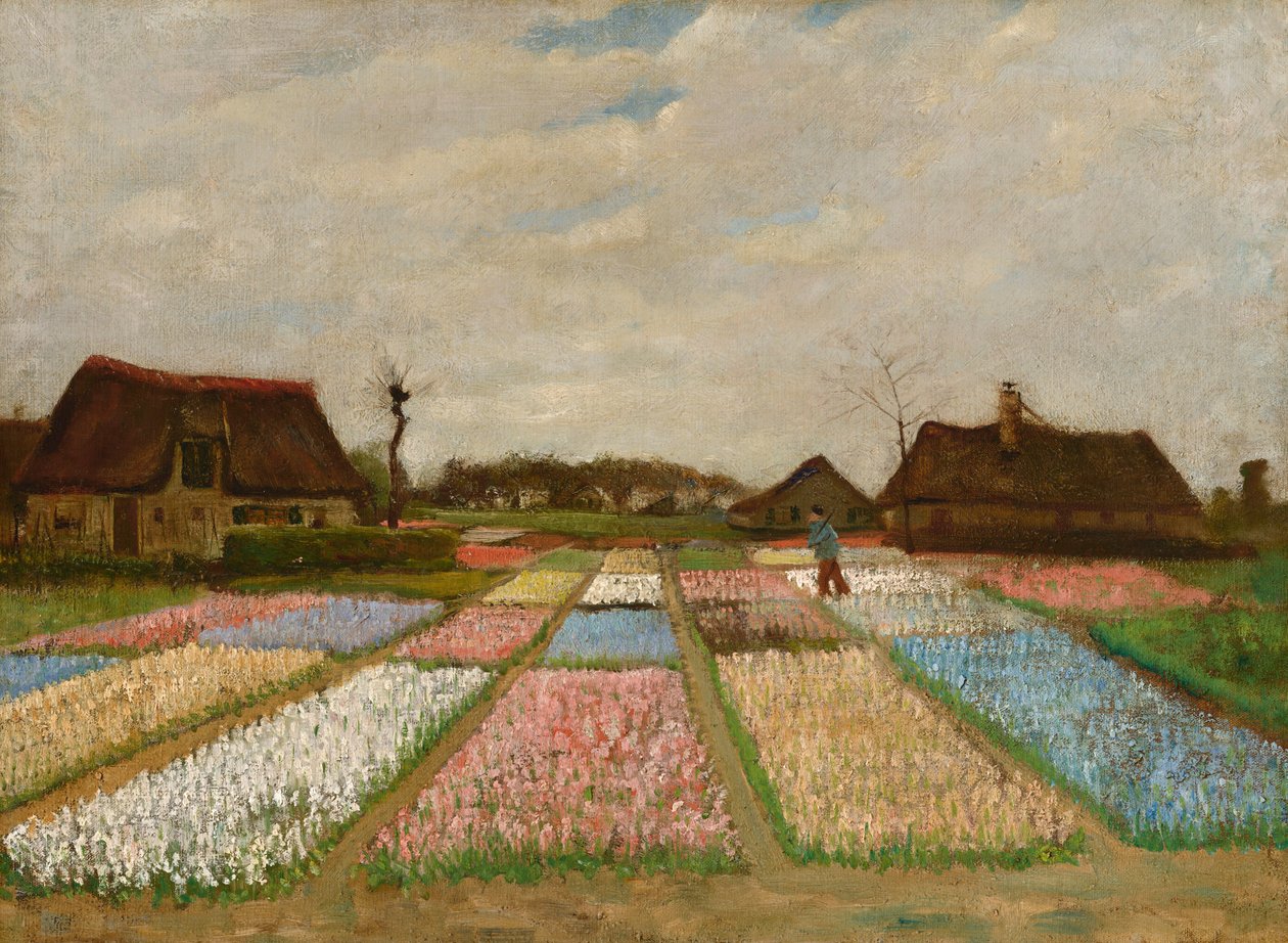 Parterres de fleurs en Hollande - Vincent van Gogh