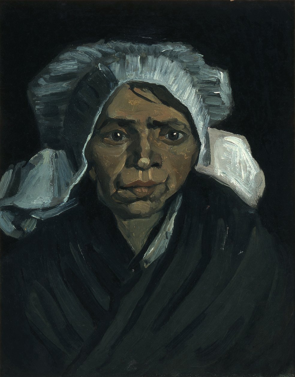 Tête de paysanne, décembre 1884 (huile sur toile) - Vincent van Gogh