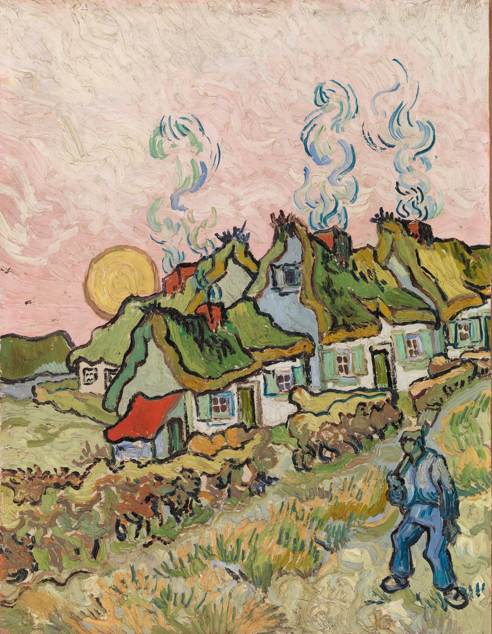 Maisons et figure - Vincent van Gogh
