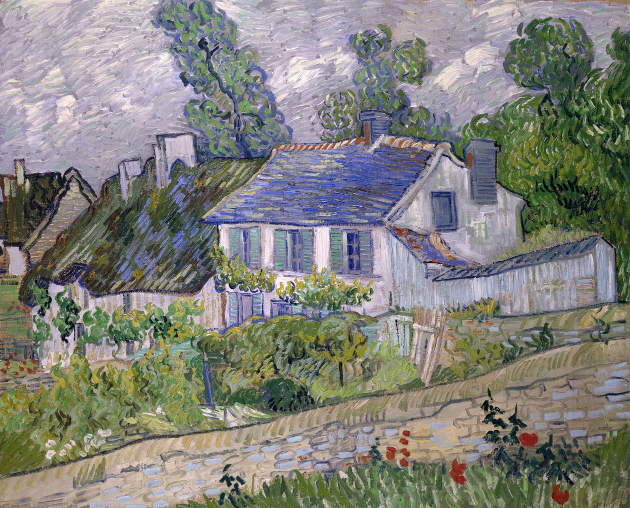 Maisons à Auvers - Vincent van Gogh