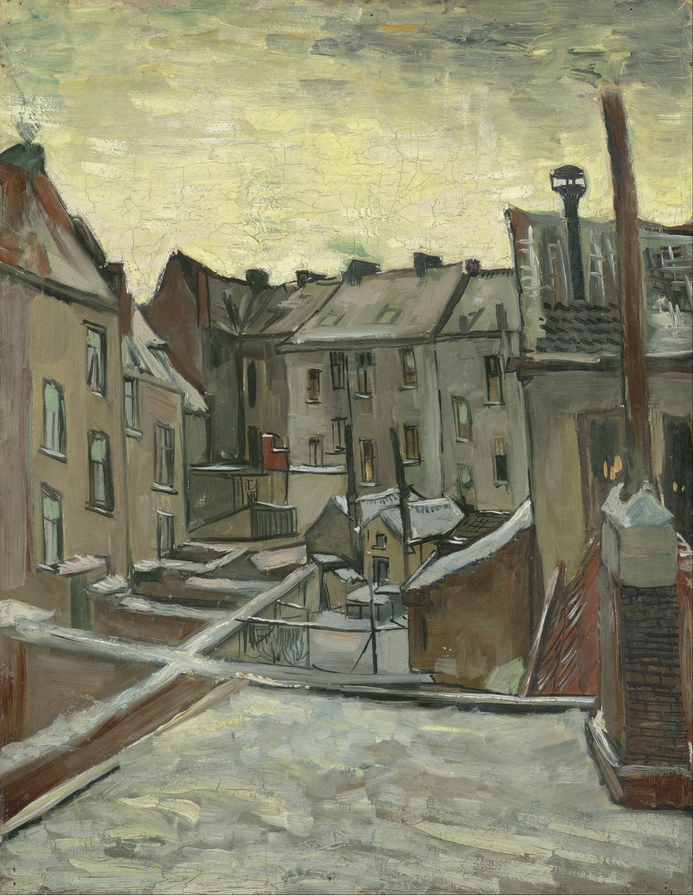 Maisons vues de dos - Vincent van Gogh