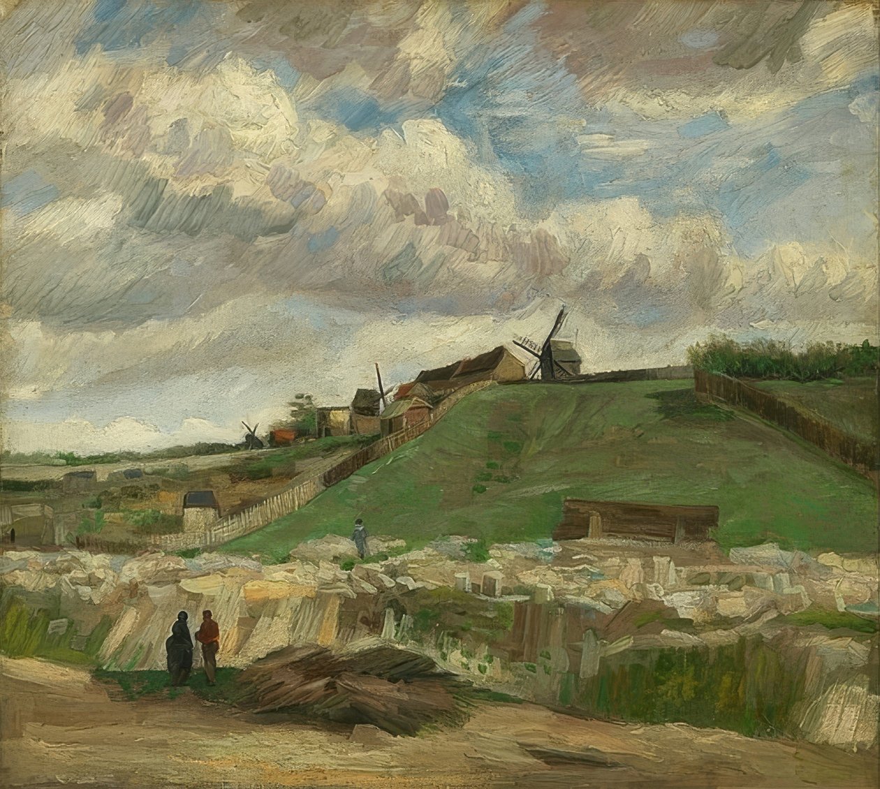 Colline de Montmartre avec carrière - Vincent van Gogh