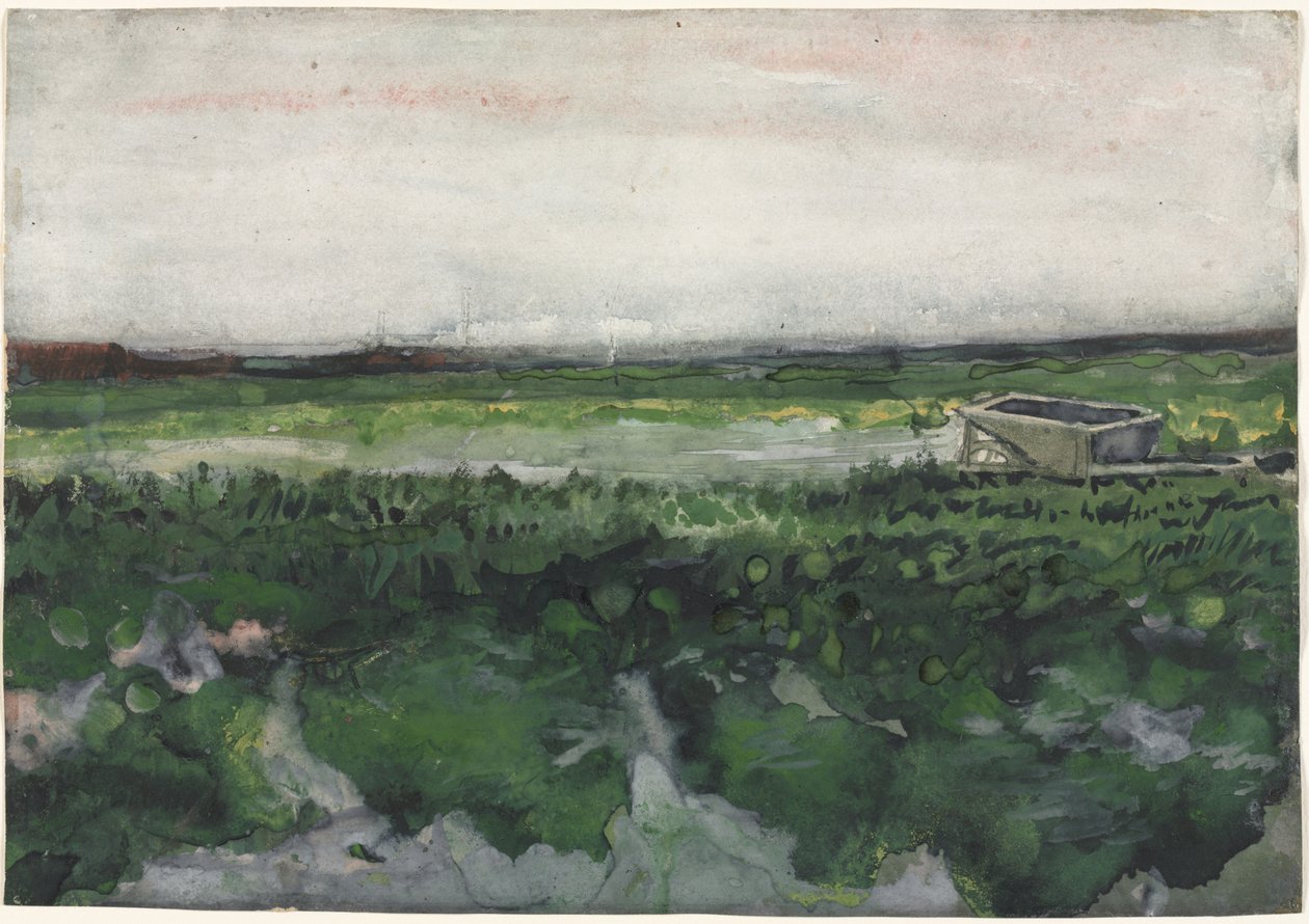 Paysage avec brouette - Vincent van Gogh