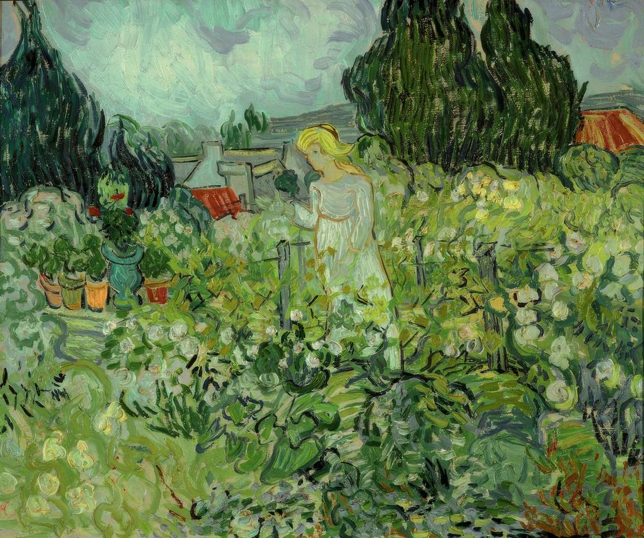 Marguerite Gachet dans son jardin - Vincent van Gogh