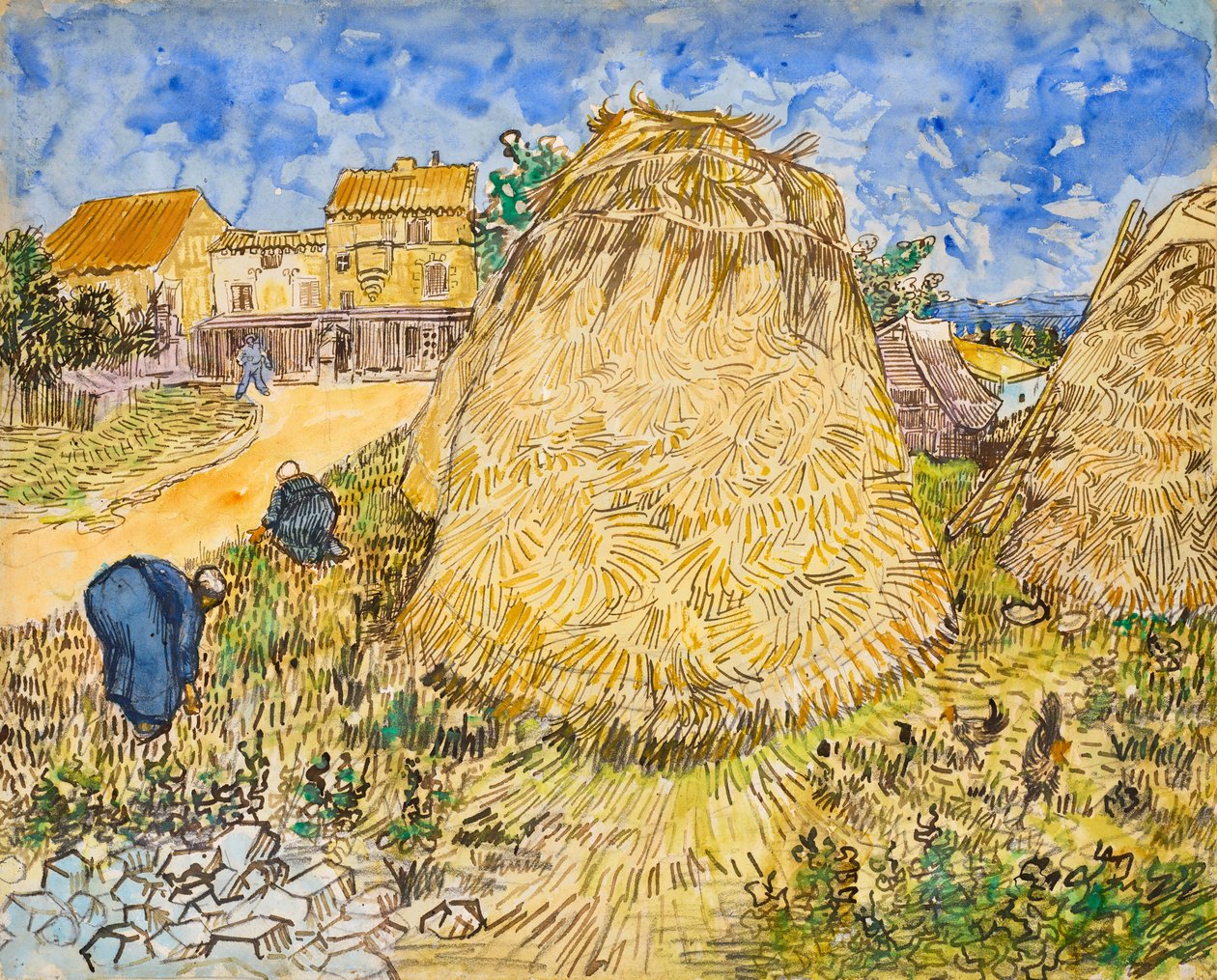 Meules de blé - Vincent van Gogh