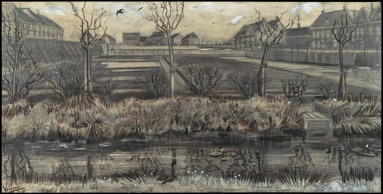Pépinière sur le Schenkweg - Vincent van Gogh