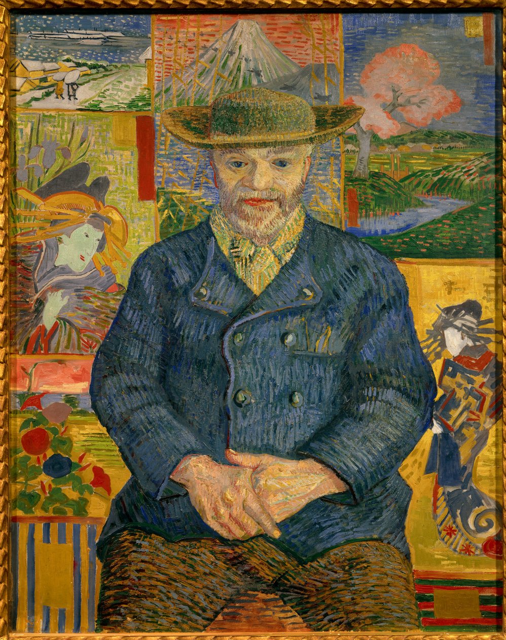 Portrait du Père Tanguy Peinture de Vincent Van Gogh (1853-1890) 1887 Paris, musée Rodin - Vincent van Gogh