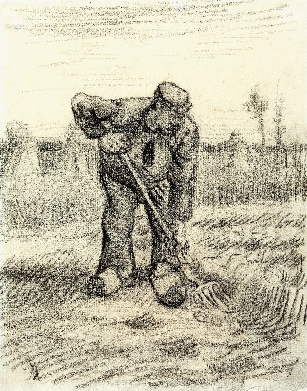 Ramasseur de pommes de terre, 1885 - Vincent van Gogh